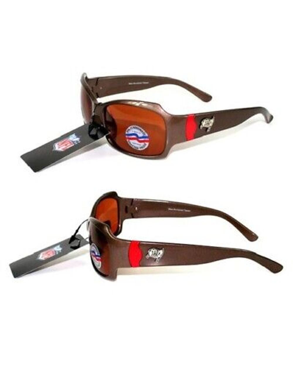 NFL Sunglasses Buccaneers Mens Team Block Logo Tampa Bay UV Protection Bowl New